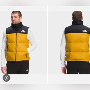The North Face 1996 Retro Nuptse Vest in Arrow wood Yellow